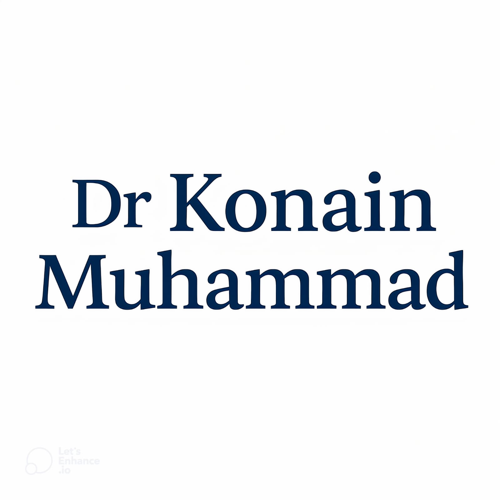 dr konain muhammad