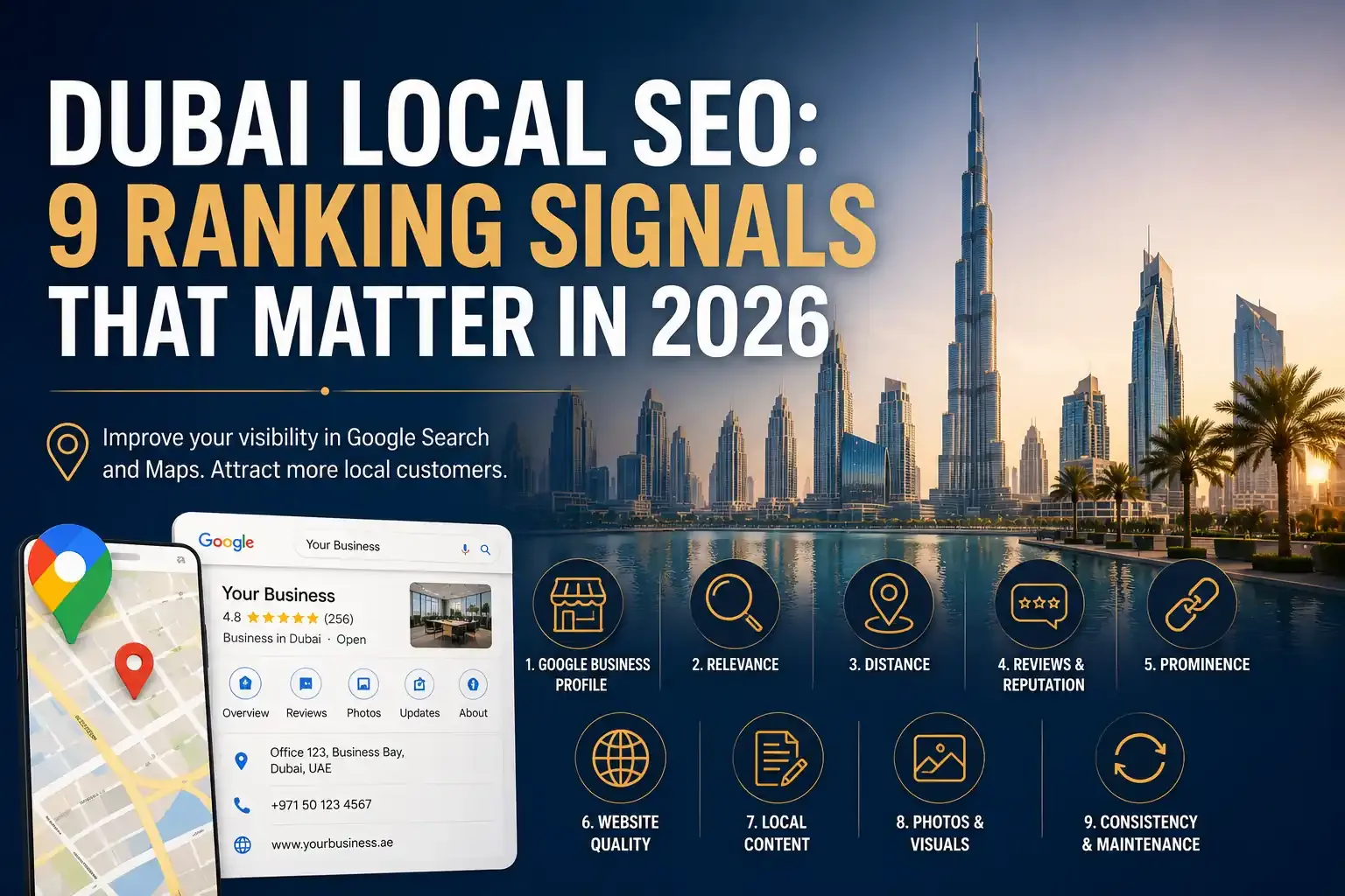 Dubai Local SEO: 9 Ranking Signals That Matter in 2026